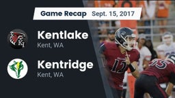 Recap: Kentlake  vs. Kentridge  2017