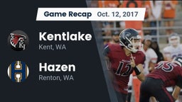 Recap: Kentlake  vs. Hazen  2017