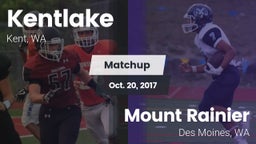 Matchup: Kentlake  vs. Mount Rainier  2017