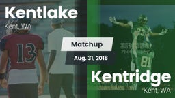 Matchup: Kentlake  vs. Kentridge  2018