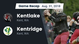 Recap: Kentlake  vs. Kentridge  2018