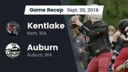 Recap: Kentlake  vs. Auburn  2018