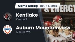 Recap: Kentlake  vs. Auburn Mountainview  2018