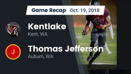 Recap: Kentlake  vs. Thomas Jefferson  2018