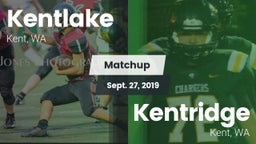 Matchup: Kentlake  vs. Kentridge  2019