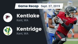 Recap: Kentlake  vs. Kentridge  2019