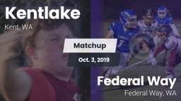 Matchup: Kentlake  vs. Federal Way  2019