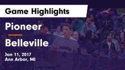 Pioneer  vs Belleville  Game Highlights - Jan 11, 2017