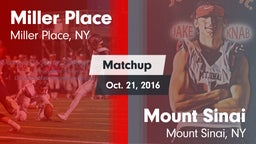 Matchup: Miller Place High vs. Mount Sinai  2016