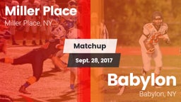 Matchup: Miller Place High vs. Babylon  2017