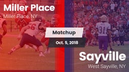 Matchup: Miller Place High vs. Sayville  2018