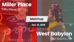 Matchup: Miller Place High vs. West Babylon  2019