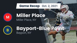 Recap: Miller Place  vs. Bayport-Blue Point  2021