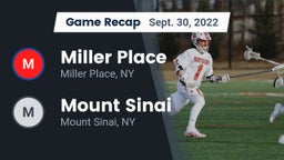 Recap: Miller Place  vs. Mount Sinai  2022