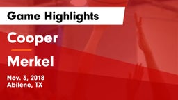 Cooper  vs Merkel  Game Highlights - Nov. 3, 2018