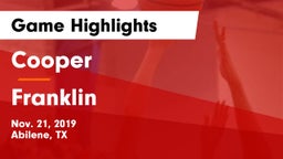 Cooper  vs Franklin  Game Highlights - Nov. 21, 2019