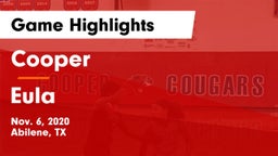 Cooper  vs Eula  Game Highlights - Nov. 6, 2020