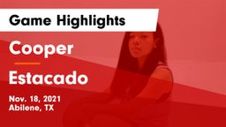 Cooper  vs Estacado  Game Highlights - Nov. 18, 2021