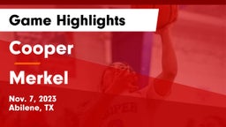 Cooper  vs Merkel  Game Highlights - Nov. 7, 2023