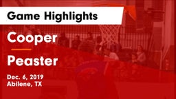 Cooper  vs Peaster  Game Highlights - Dec. 6, 2019