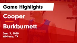 Cooper  vs Burkburnett  Game Highlights - Jan. 3, 2020