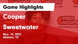 Cooper  vs Sweetwater  Game Highlights - Nov. 14, 2023