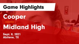 Cooper  vs Midland High Game Highlights - Sept. 8, 2021