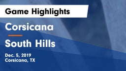 Corsicana  vs South Hills Game Highlights - Dec. 5, 2019