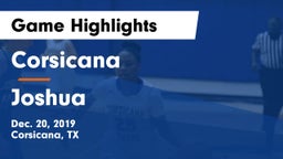 Corsicana  vs Joshua  Game Highlights - Dec. 20, 2019