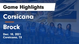 Corsicana  vs Brock  Game Highlights - Dec. 10, 2021