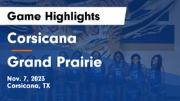 Corsicana  vs Grand Prairie  Game Highlights - Nov. 7, 2023