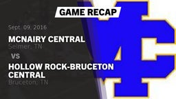 Recap: McNairy Central  vs. Hollow Rock-Bruceton Central  2016