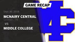 Recap: McNairy Central  vs. Middle College 2016
