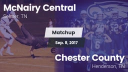 Matchup: McNairy Central vs. Chester County  2017