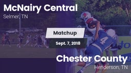 Matchup: McNairy Central vs. Chester County  2018