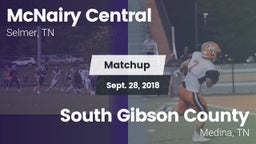 Matchup: McNairy Central vs. South Gibson County  2018