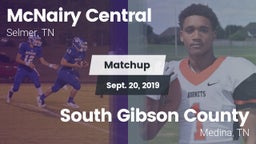 Matchup: McNairy Central vs. South Gibson County  2019