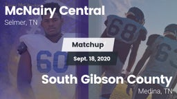 Matchup: McNairy Central vs. South Gibson County  2020