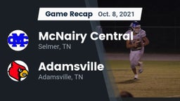 Recap: McNairy Central  vs. Adamsville  2021