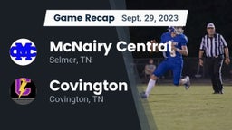 Recap: McNairy Central  vs. Covington  2023