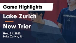 Lake Zurich  vs New Trier  Game Highlights - Nov. 21, 2023