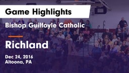 Bishop Guilfoyle Catholic  vs Richland  Game Highlights - Dec 24, 2016
