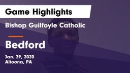 Bishop Guilfoyle Catholic  vs Bedford  Game Highlights - Jan. 29, 2020