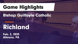 Bishop Guilfoyle Catholic  vs Richland  Game Highlights - Feb. 3, 2020
