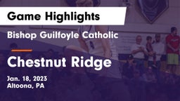 Bishop Guilfoyle Catholic  vs Chestnut Ridge  Game Highlights - Jan. 18, 2023