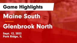 Maine South  vs Glenbrook North  Game Highlights - Sept. 12, 2022