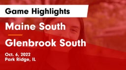Maine South  vs Glenbrook South  Game Highlights - Oct. 6, 2022