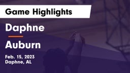 Daphne  vs Auburn  Game Highlights - Feb. 15, 2023