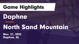 Daphne  vs North Sand Mountain  Game Highlights - Nov. 21, 2023