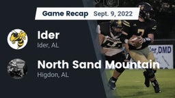 Recap: Ider  vs. North Sand Mountain  2022